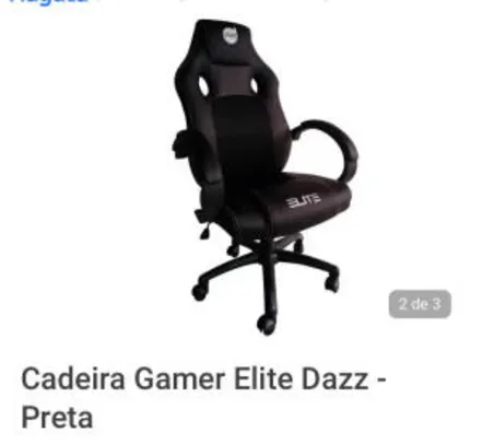 Cadeira Gamer Elite Dazz - Preta R$635