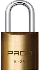 CADEADO SM LT-25MM, Pado, 51000027, Dourado