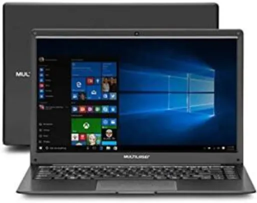 [PRIME] Multilaser Notebook Legacy Cloud, 14.1", Preto | R$879