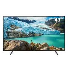 Smart TV LED 43" UHD 4K Samsung 43RU7100 | R$1.472