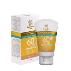 Protetor Solar Facial Australian Gold Cor 2  Fps60 40g