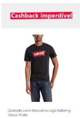 Saindo por R$ 90: [AME R$ 63] - Camiseta Levis Masculina e Feminina | Pelando