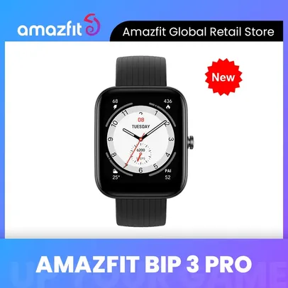 [Taxas Inclusas] Smartwatch Xiaomi Amazfit Bip 3 PRO,  GPS