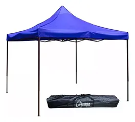 Mega Compras Articulado Tenda Praia 3x3m azul impermeável