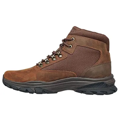 [APP] Skechers USA Men's Bota de cano curto 204218, Marrom, 8