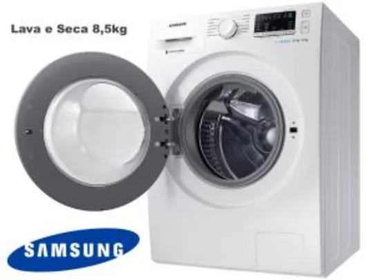 Lava e Seca Samsung 8,5kg WD4000 - 12 Programas de Lavagem Água Quente