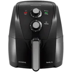 Fritadeira Elétrica Sem Óleo Air Fryer Mondial Family AFN40FB 4 L – Preta