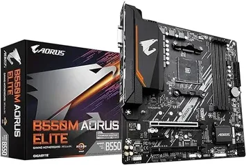 Placa Mãe Gigabyte B550M AORUS Elite, AMD AM4, mATX, Chipset B550, DDR4