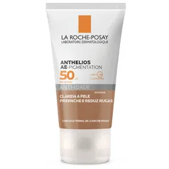 Anthelios Ae Pigmentation Protetor Solar Anti Idade Fps50 Clareador Cor Morena 40g