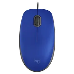 Mouse Logitech M110S USB Silencioso Ambidestro Azul