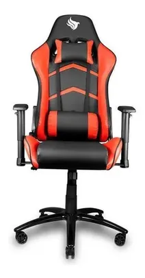 Cadeira Gamer Pichau Donek Vermelha Reclinável Com Estofado