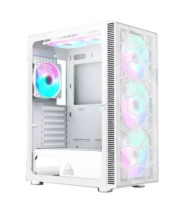 Gabinete Gamer Montech x3 MESH, Mid Tower, White, ATX, Com 6 Fans RGB, Vidro Temperado, X3 MESH