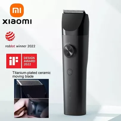 Máquina de Cabelo Xiaomi premium Sem Fio, Regulagem Dupla, a Prova d'água, Recarregável + Acessórios