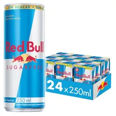 Pack de 24 Latas Red Bull Energético, Sem Açúcar, 250ml