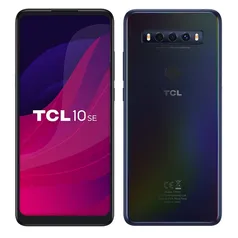 Smartphone TCL 10SE, Azul, Tela de 6.52&quot;, 4G+Wi-Fi, Android 10, Câm. Tras. de 48+5+2MP, Frontal de 8MP, 128GB