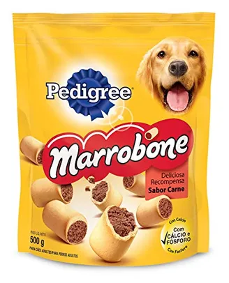 [PRIME - Recorrência] Biscoito Para Cachorros Pedigree Marrobone Carne Adultos 500g | R$11
