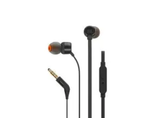 Fone de Ouvido JBL T110 In Ear Pure Bass Preto