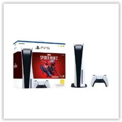 Console Playstation 5 Sony, SSD 825GB, Controle sem fio DualSense, Com Mídia Física + Jogo Marvel's Spider-Man 2 - 1000037788