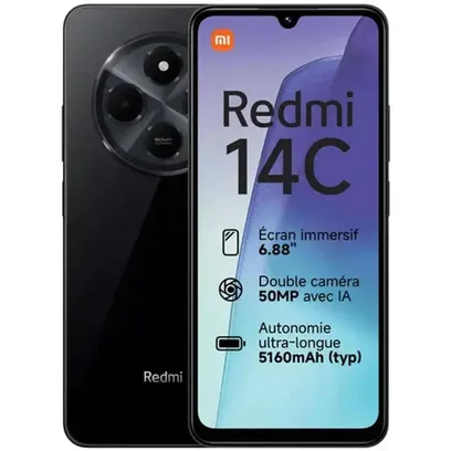 Foto do produto Smartphone Xiaomi Redmi14C 256GB - 4GB Ram - Dual Sim 6.88" Midnight B