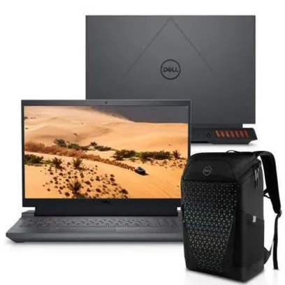 Notebook Gamer Dell G15-I1300-U30bp, Intel Core I5 13a Geração, 16GB, NVIDIA RTX 3050, Ssd 512GB, Tela 15.6 Full HD, Linux + Mochila