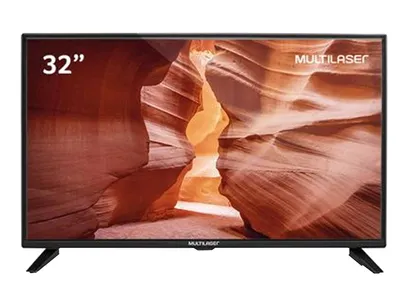Tv 32 Pol HD Multilaser HDMI Usb Conversor Digital Tl017
