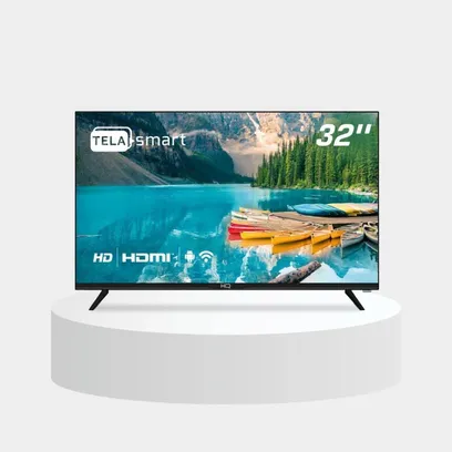 Smart Tv 32 Hq Led HD Conversor Digital 3 HDMI 2 Usb Wi-Fi