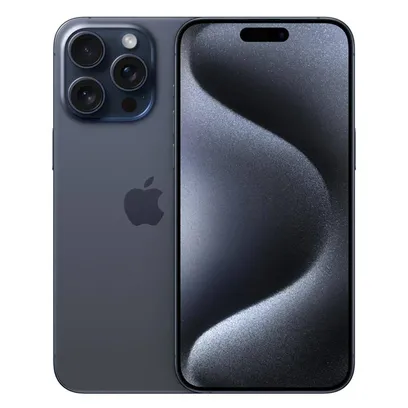 iPhone 15 Pro Max Apple (1TB) Titânio Azul, Tela De 6,7, 5G e Câmera De 48MP