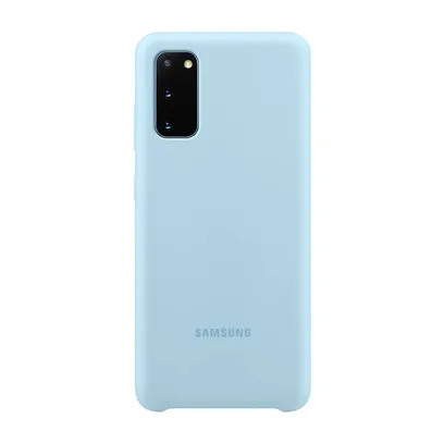 Capa Original Samsung Silicone Cover Galaxy S20 6.2 Pol G980, Azul Cla