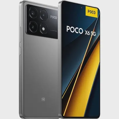 Poco X6 Pro 5G 12GB + 512GB Global-(cinza)