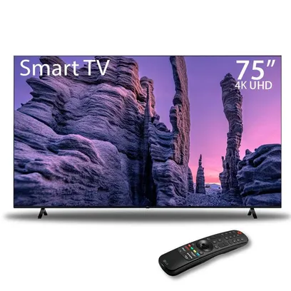 Tv LG 75" Smart UHD 4K Usb Hdr Wi-Fi Inteligencia Artificial