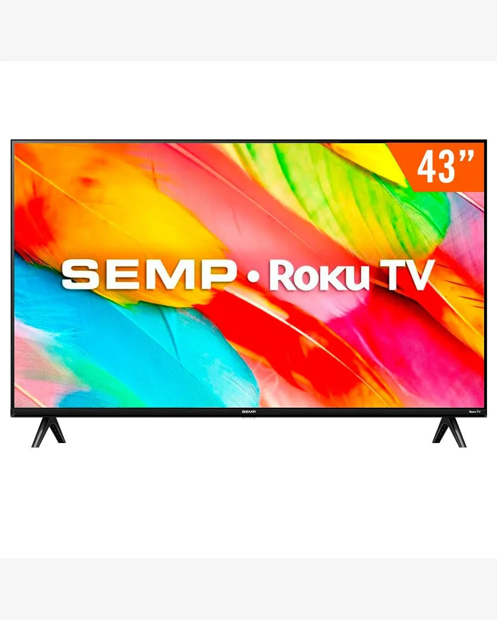 Smart Tv Led 43" Full Hd Semp Roku R6610 3 HDMI 1 Usb Wi-Fi Compatível