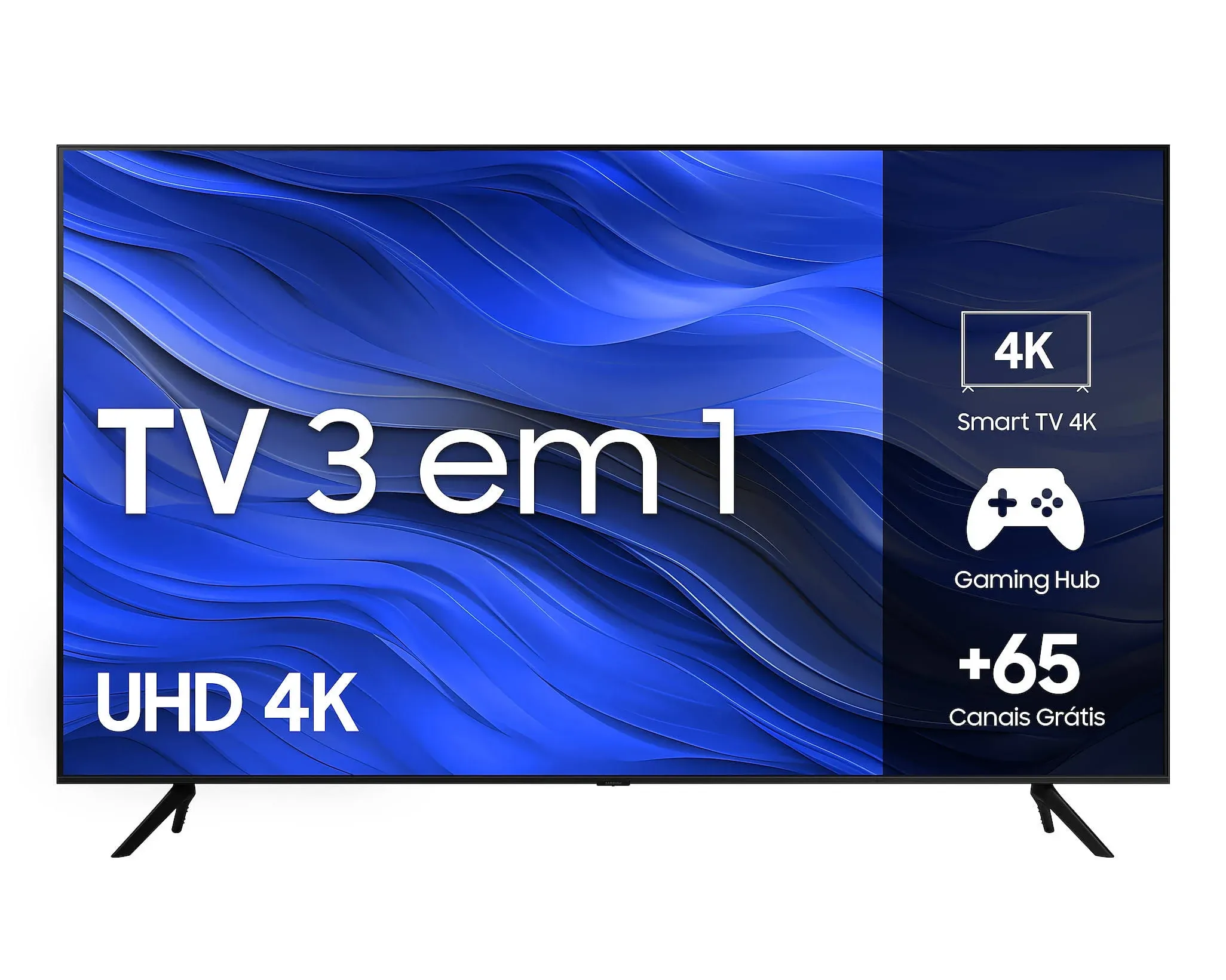 Smart Tv 65 Samsung UHD 4K 65CU7700 Processador Crystal